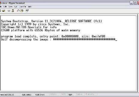 jendela HyperTerminal